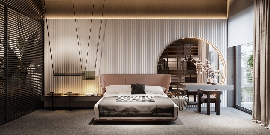 Thiết kế phòng ngủ theo phong cách hiện đại